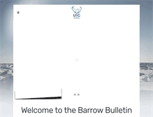 Tablet Screenshot of barrowbulletin.com
